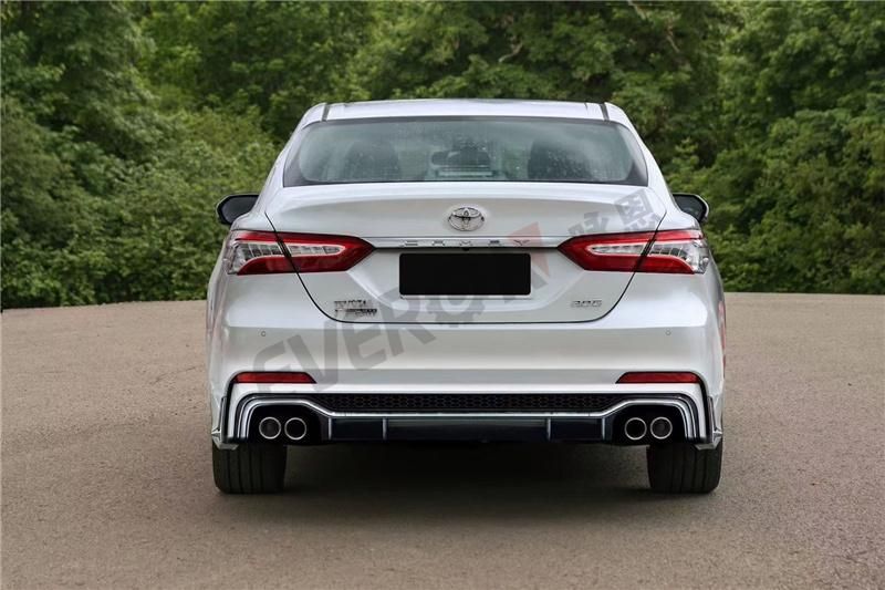 Body Kit Front Rear Bumper Side Skirt Upgrade to Lexus Ls Type for Camry 2018-2021