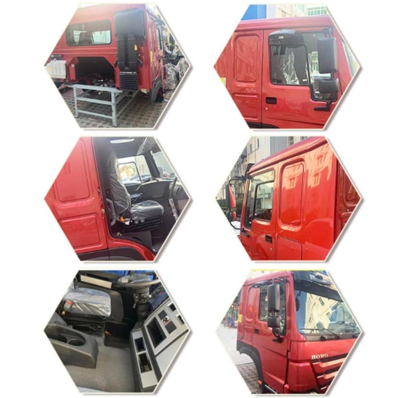 Sinotruck HOWO Shcman Dongfeng FAW Hongyan Tractor Truck Cabins with Red and White Color
