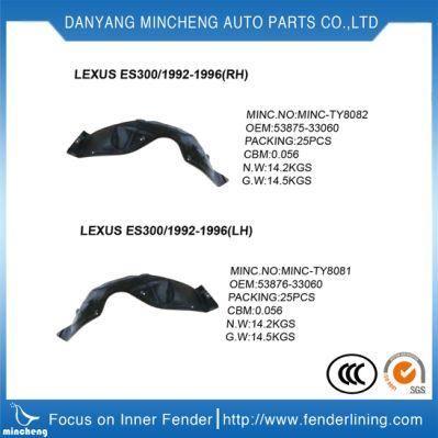 Auto Repair Parts Protecting Function ABS Car Front Left Inner Fender Liner for S Class