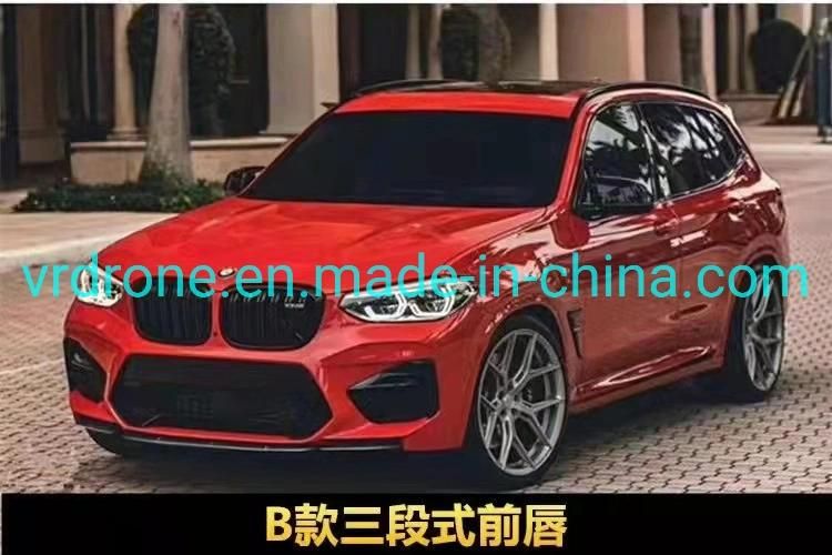 BMW New X3m X4m F97f98 Three-Stage Carbon Fiber Front Lip CF Car Part