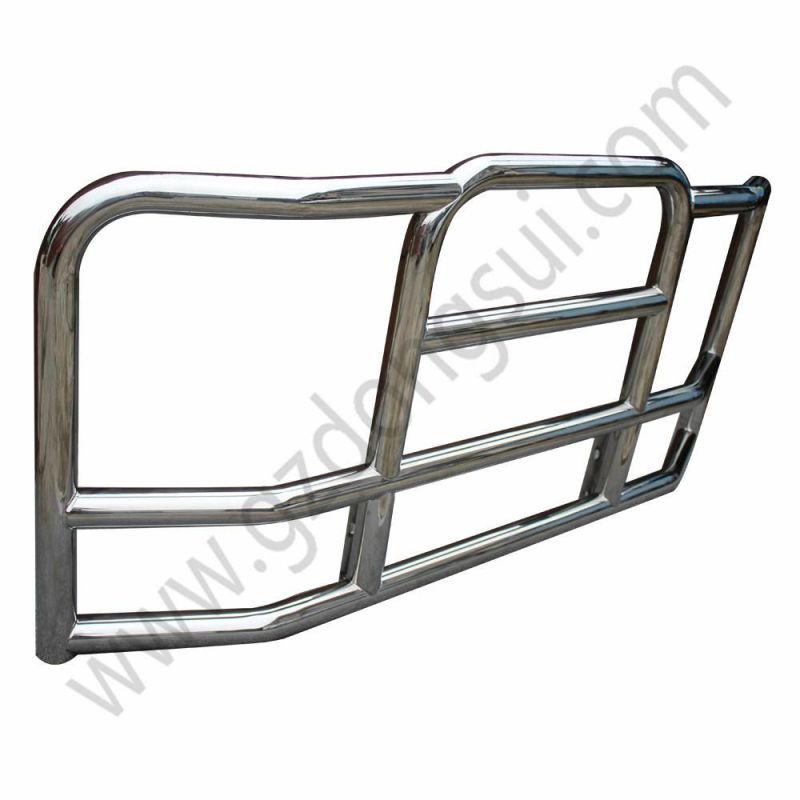 American Truck Parts 304 Stainless Steel Semi Truck Bumper Deer Grille Guard for Freightliner Cascadia Volvo Vnl Kenworth T680 with Brackets