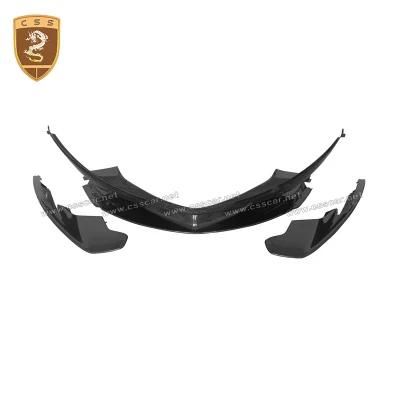 Factory Price OEM Style Carbon Fiber Front Lip Wrap Angle for Mclaren 540c-570s Front Lip Car accessory Parts