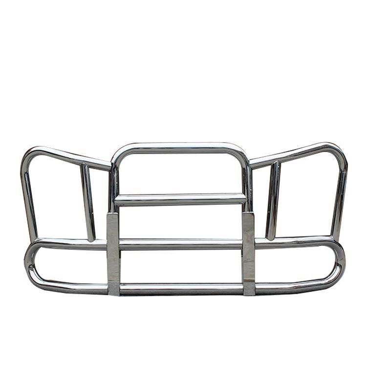 with Brackets 304 Stainless Steel Semi Truck Front Bumper Deer Grille Guard for Kenworth T660 T680 T700 T800 2008-2019 2019