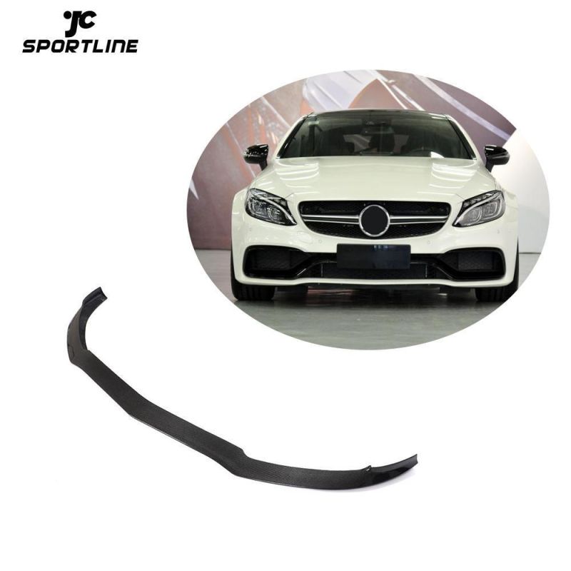 Carbon Fiber C205 Front Lip for Mercedes Benz C Class C63 C63 Amg S 2-Door 2015-2019