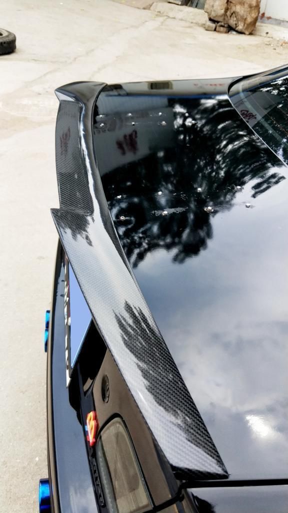 Carbon Fiber Rear Trunk Spoiler for BMW 3 Series E46 4 Door Sedan 1998-2005