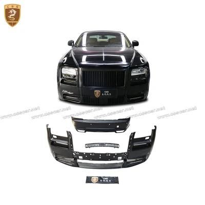 Fiberglass Material Front Bumper Grilles Assembly Rear Bumper Body Kit for Rolls Royce Ghost Upgrade Mansori Style Bodykit