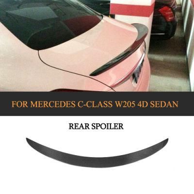 Carbon Fiber Rear Trunk Spoiler for Mercedes Benz C Class W205 2015