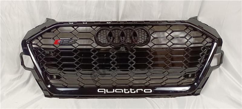 Honeycomb Front Grille for Audi A4 S4 Upgrade to 2020-2021 RS4 Style