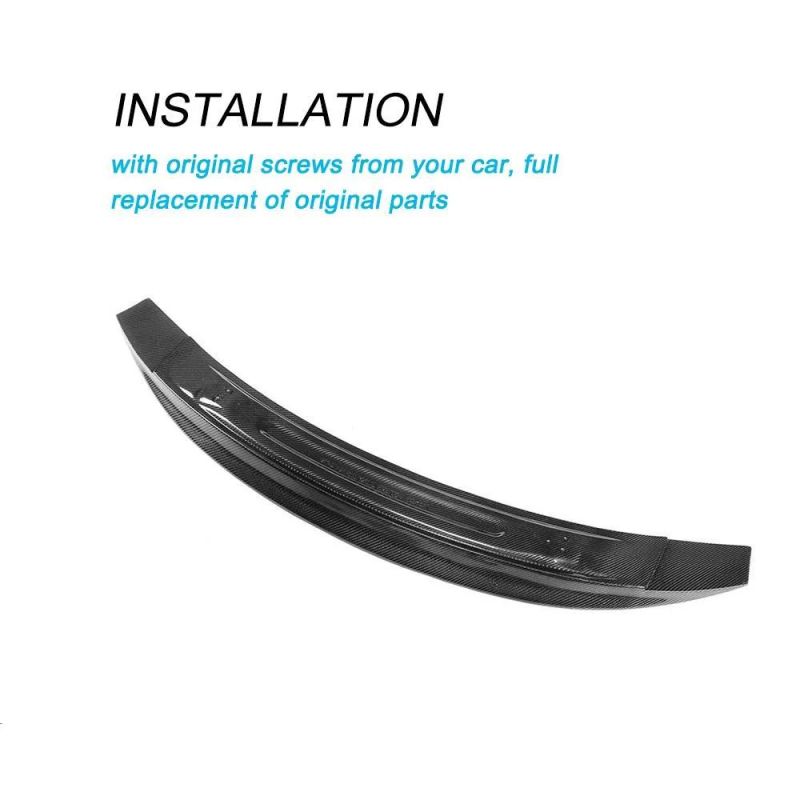 Active Carbon Fiber Spoiler for Audi Tt 8j Mk2 Tts 08-14 (Fits: TT /TTS)