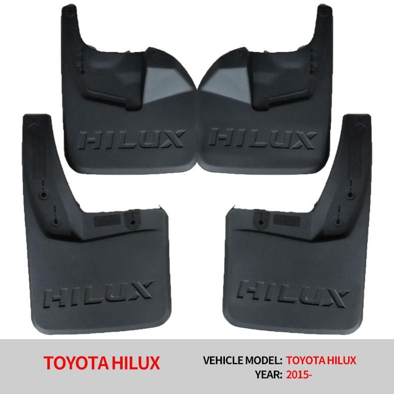 Auto Mud Flaps Hilux 2015~ Car Fenders Mud Guard Splash Guards for Toyota