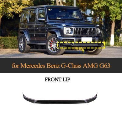 Carbon Fiber Front Bumper Lip for Mercedes Benz G-Class Amg G63 2019