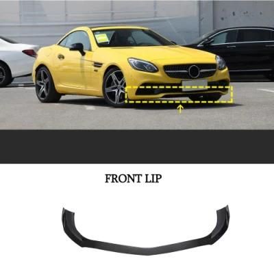 Carbon Fiber R172 Front Lip for Mercedes Benz SLC Class SLC180 200 300 Convertible 2-Door 2016-2019
