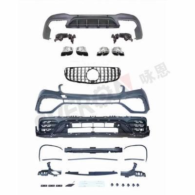 Glc63 Amg Style Body Kit Include Front Rear Bumper Assembly Gt Grille for Mercedes Benz Glc X253 2015-2019