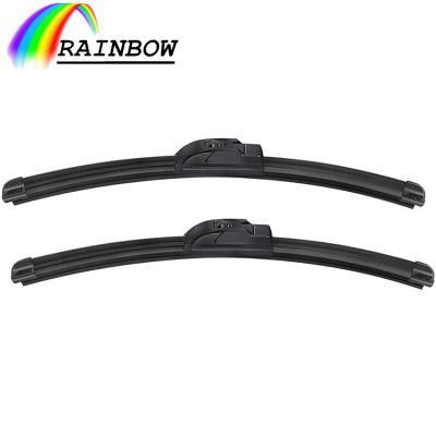 Universal U Hook Type Frameless Car Wiper Blade Natural Rubber Car Windshield Wipers for KIA Sportage Toyota Camry Corolla