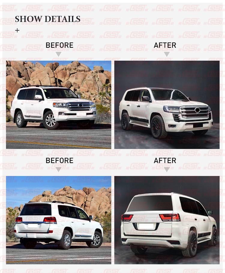 Gbt High Quality LC200 to LC300 Facelift Bodykit for 2016-2020 Toyota Land Cruiser 200 Upgrade LC300 Spare Parts
