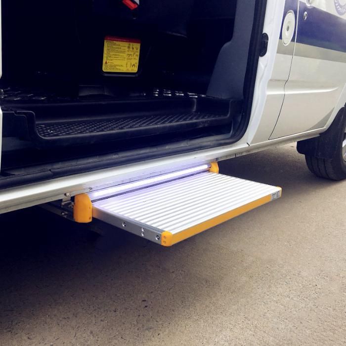 Electric Sliding Step Aluminium Ladder and Electric Van Step CE Certificate