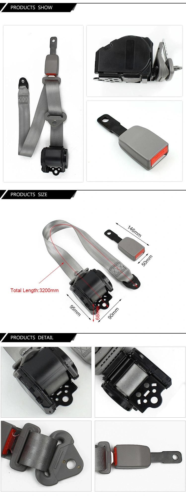 Feb003D-Gy OEM Supplier Automatic 3 Point Car Safety Belt