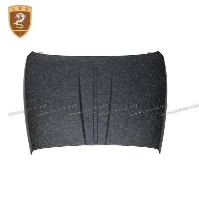 High Glossy Finish Forged Carbon Fiber Mansory Style Car Front Engine Hood Cover for Roll Royce Cullinan