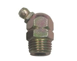 Bsp 1/4&quot;-19 Grease Nipples, 45 Degrees Grease Nipples, Height 26mm, Hex 14mm, OEM Quality