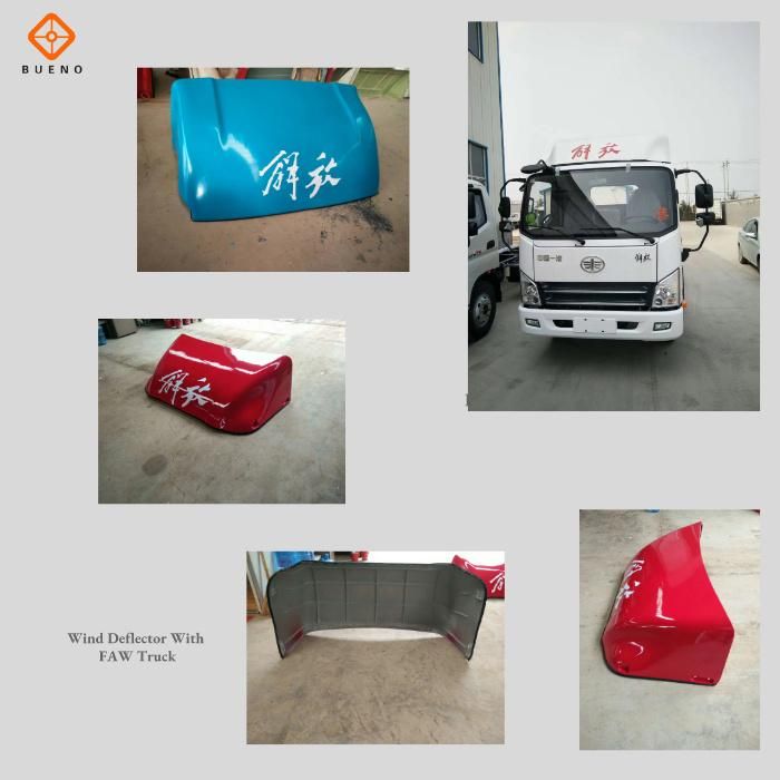 GRP Glassfibre Fiberglass FRP Truck Wind Deflector for Isuzu Truck
