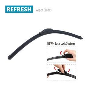 Automotive Flat Multi-Clip Wiper Blade with 15 Adaptors