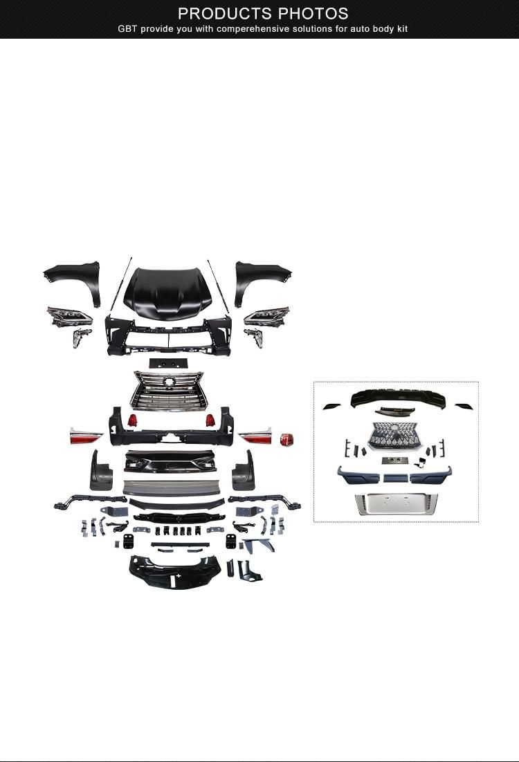 Gbt 2022 Drop Shipping Car Modification Parts Facelift Bodykit for 2008-2015 to 2016 Toyota Lexues Lx570 Upgrade Kit Accessories