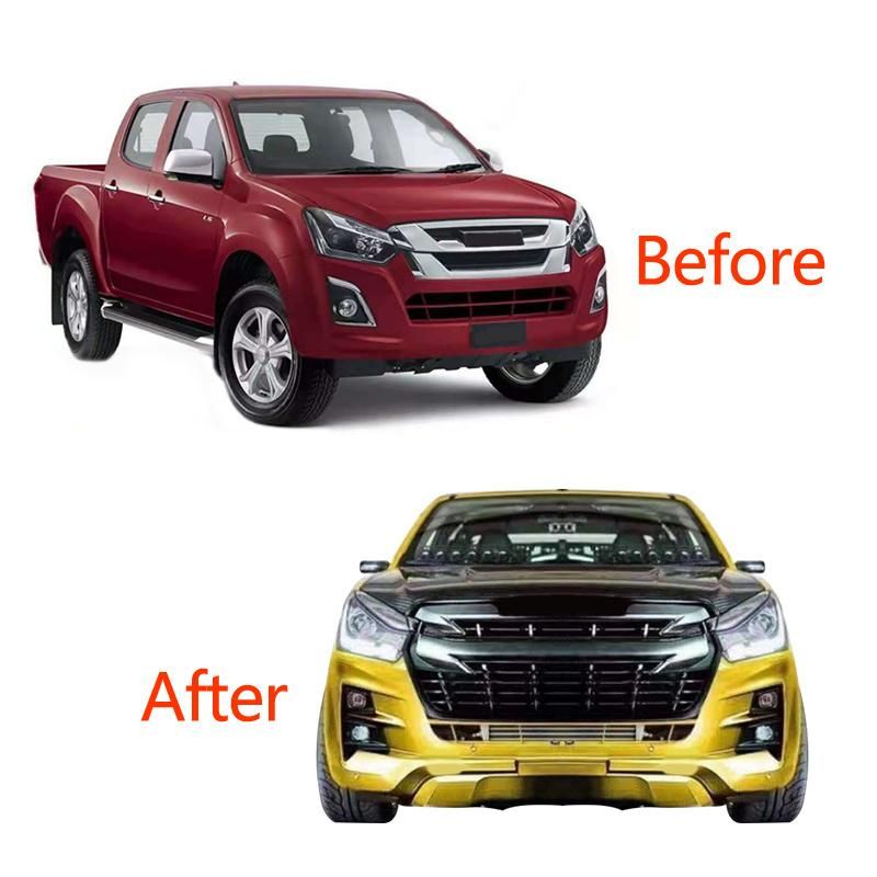 Factory Price High Quality Body Kit Front Bumper for Isuzu D-Max 2016-2019 Upgrade to 2020+