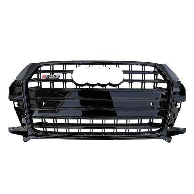 Car Grills for Audi Q3 Front Grill Refit Sq3 Chromium Plating 2016 2017 2018 2019