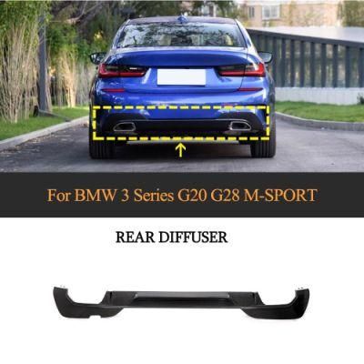 Carbon Fiber Rear Bumper Diffuser for BMW 3 Series G20 G28 M-Sport 2020
