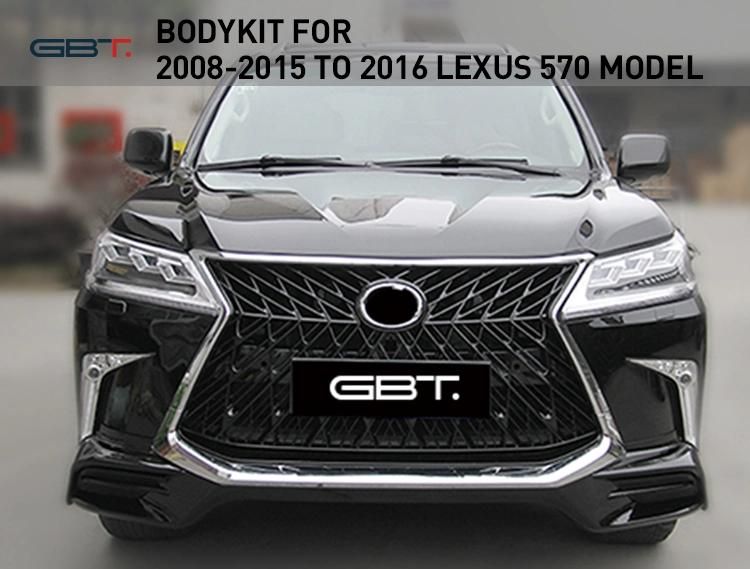 Gbt 2022 Drop Shipping Car Modification Parts Facelift Bodykit for 2008-2015 to 2016 Toyota Lexues Lx570 Upgrade Kit Accessories