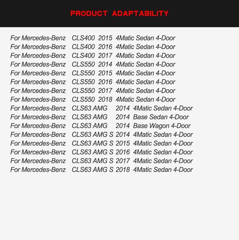 Carbon Fiber W218 Side Skirts for Mercedes Benz Cls Class Cls63 Amg S 4-Door 2014-2018