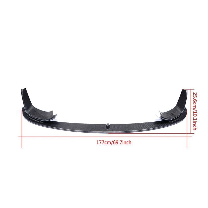 P Style Carbon Fiber Front Splitter Lip Fit for BMW F82 M4 F80 M3 14-17 4 Door 2 Door