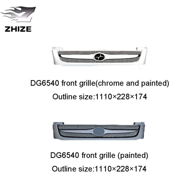 Car Bumper Dg6540 Front Grille (chrome and painted)