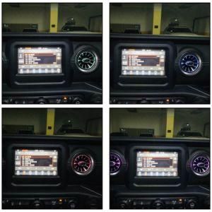 for Jeep Wrangler 13 Colors Car Atmosphere Light Car Decor LED Lights