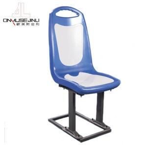 Standard Configuration Bus Seats Blue and White