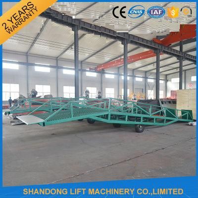 8 Ton Steel Trailer Ramp for Container Loading / Unloading 0.75kw 2.2kw Power