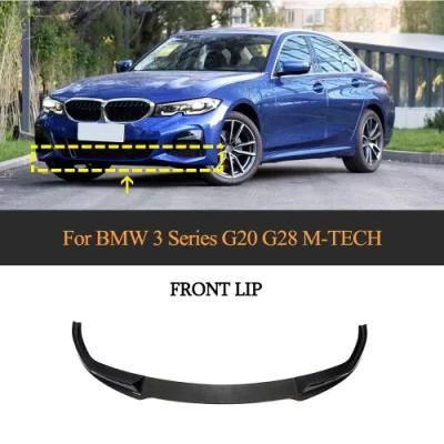 Real Carbon Fiber Front Bumper Lip for BMW 3 Series G20 G28 M-Sport 2020
