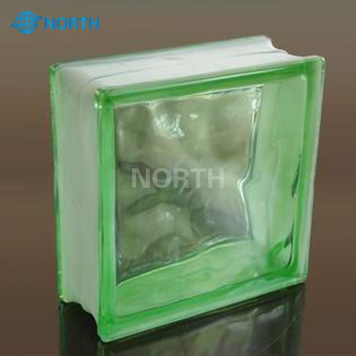 2016 Hot Sale Green Color Glass Block Supplier