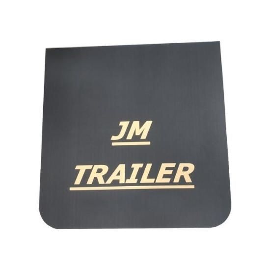 Logo Printed Black Rubber Truck/Trailers Mud Flpas