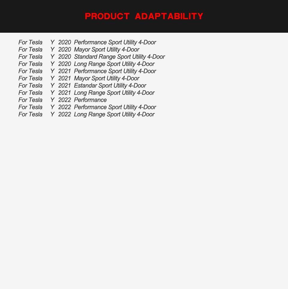 Dry Carbon Fiber Side Skirts for Tesla Model Y Cuv 2019-2022