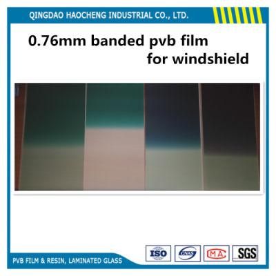 Jiahua 0.76mm PVB Film Interlayer for Car Windshield Glass with ISO9001, Ce