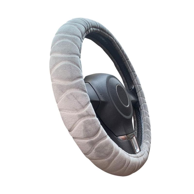 Fuzzy Fluffy Steering Wheel Cover Universal 15"