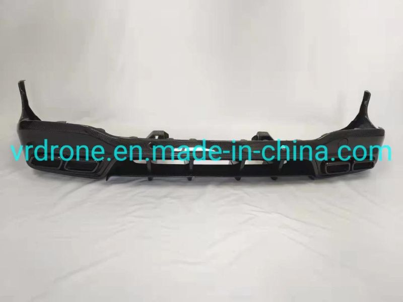 CF Parts for Benz Glc63 Topcar Carbon Fiber Rear Lip Wholesaler Car Part Cost