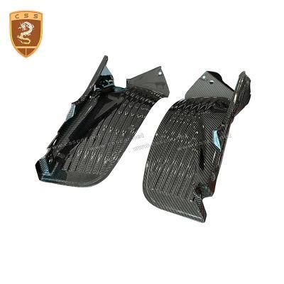 New Arriving Carbon Fiber 2PCS Car Front Interior Fender Lining Trims for Mclaren MP4-12c