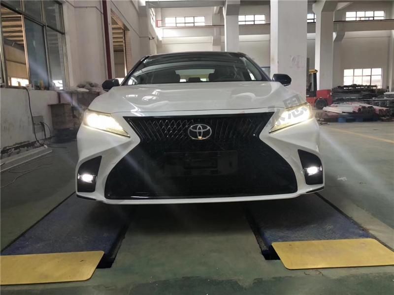 Body Kit Front Rear Bumper Side Skirt Upgrade to Lexus Ls Type for Camry 2018-2021