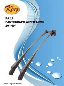 60mm Width, Pantograph Wiper Arm for Engineering Cars, Tractor, Bus, Special Vehicles