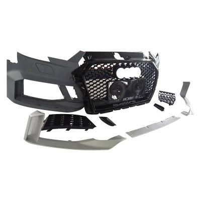 RS3 Front Bumper with Grille for Audi A3 S3 2017-2019 Upgrade