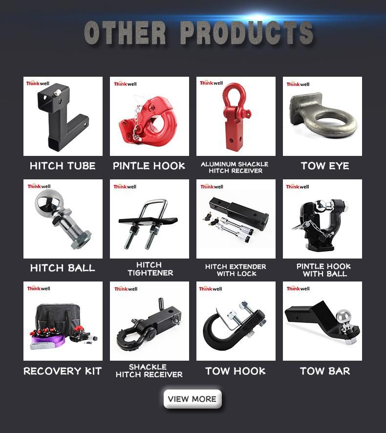 2" Us Type Black Powder Coated Hitch Tightener