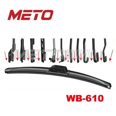 Multi Adapter Soft Wiper Blade with Teflon Coating (WB610)