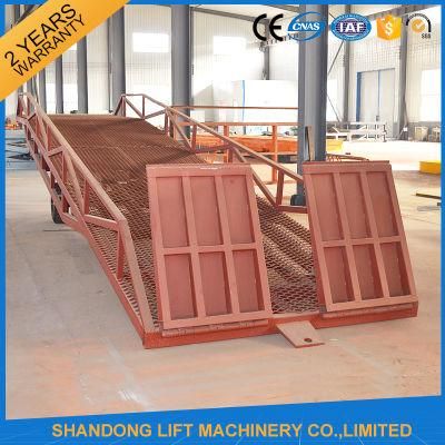 Adjustable Hydraulic Portable Loading Ramps for Trucks, Storage Container Ramps